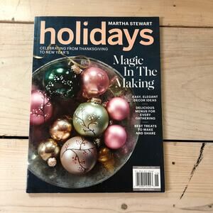 Martha Stewart Holidays Magazine 2024 EUC